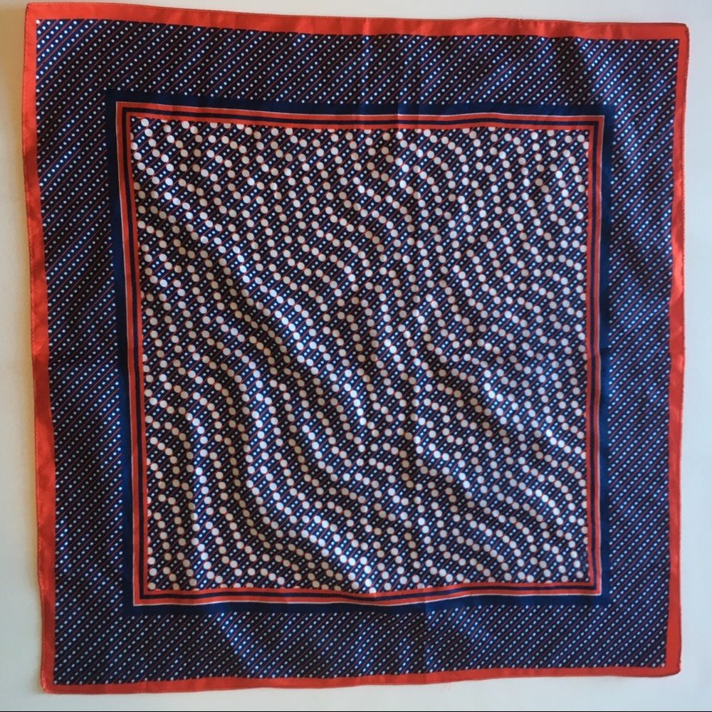 CLOSET CLEAR OUT SALE - VINTAGE Polka dot printed scarf